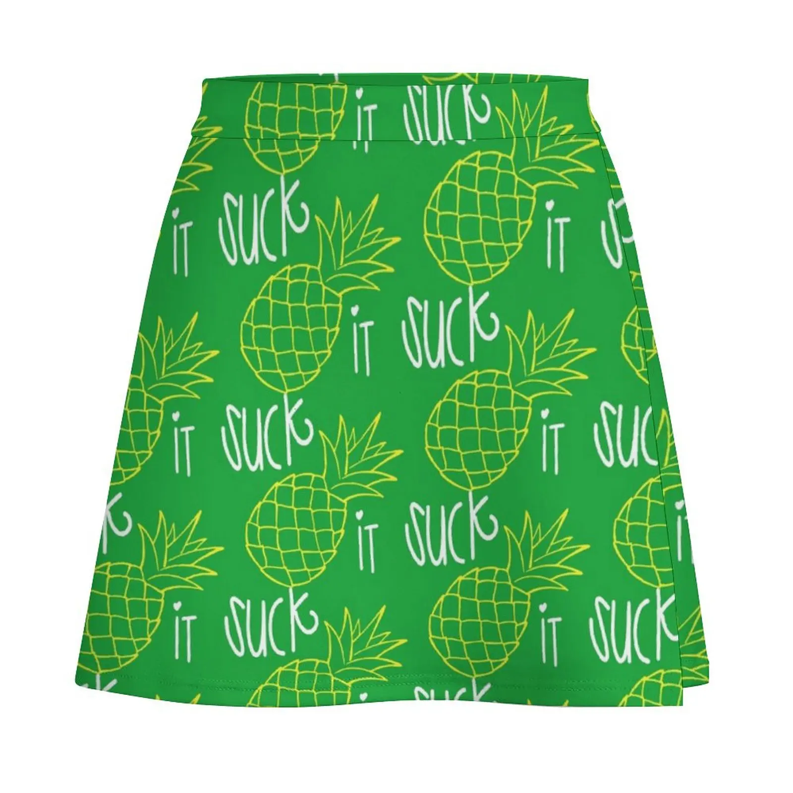 Suck It Psych Shirt - Psychic Detective Agency - Psychcon - Pineapples Mini Skirt Skirt satin skirts Mini Skirt