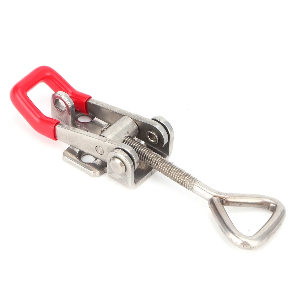 Tool Stainless Steel Toggle Clamp Adjustable 23*142mm Toggle Latch Clamp Toggle Latch Catch Door