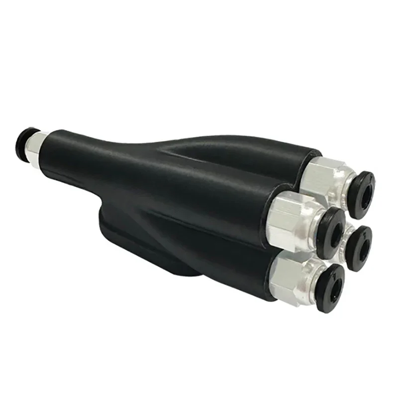 

Адаптер из ПТФЭ 4-в-1, материал, порт расширения трубы AMS Connect, 4 модуля подачи, часть 3D-принтера для лаборатории X1 X1C P1S P1P