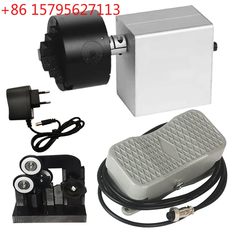 DIY Electric Fishing Rod Repair Kit Epoxy Rotary Applicator Micro Winding Epoxy Machine Lure Rod Conversion Tool Glue Coating