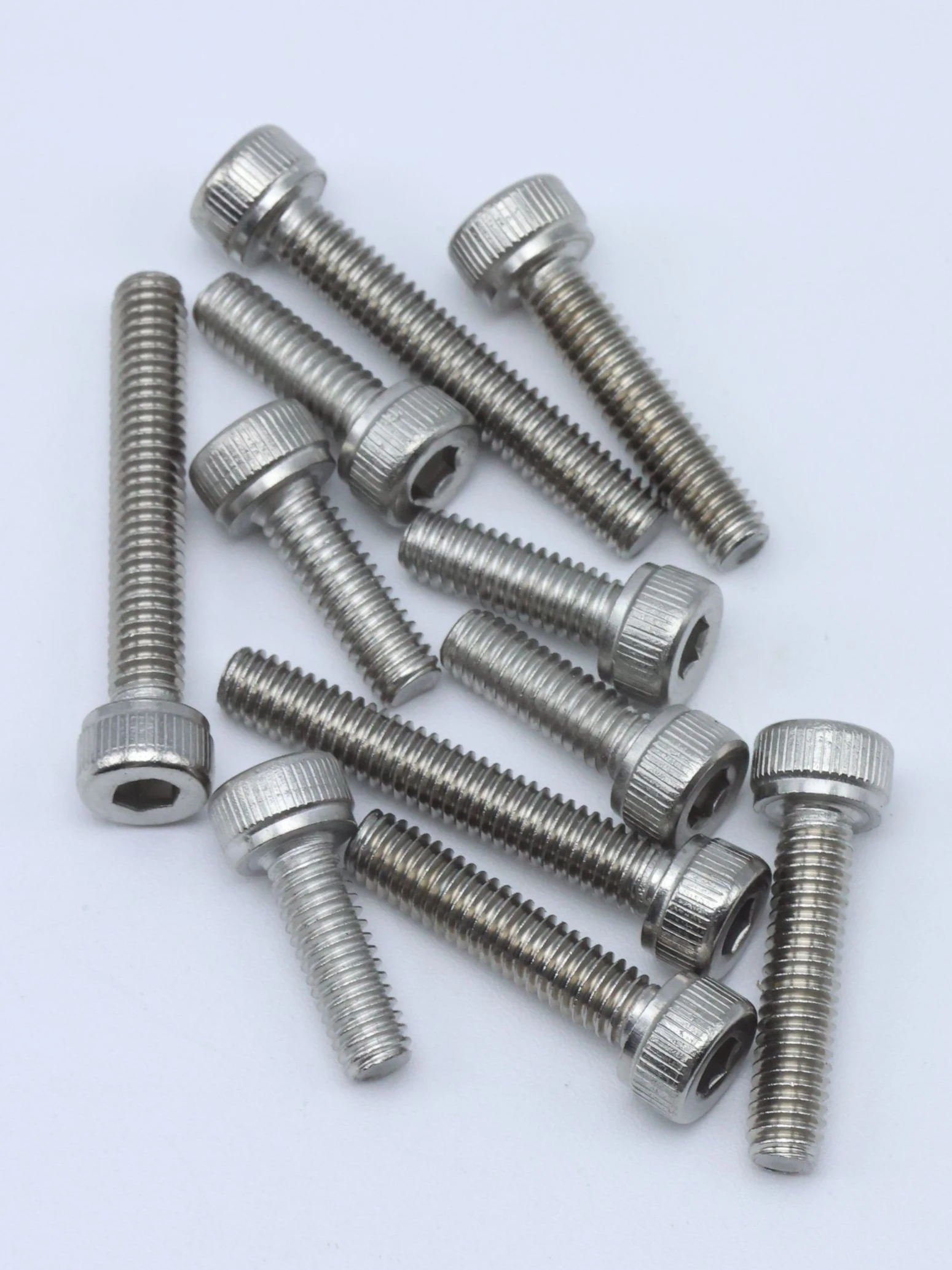 50-100PCS M2.5 Stainless Steel Cylinder Head Hex Socket Screw Cup Head Bolt M2.5*3/4/5/6/8/30mm