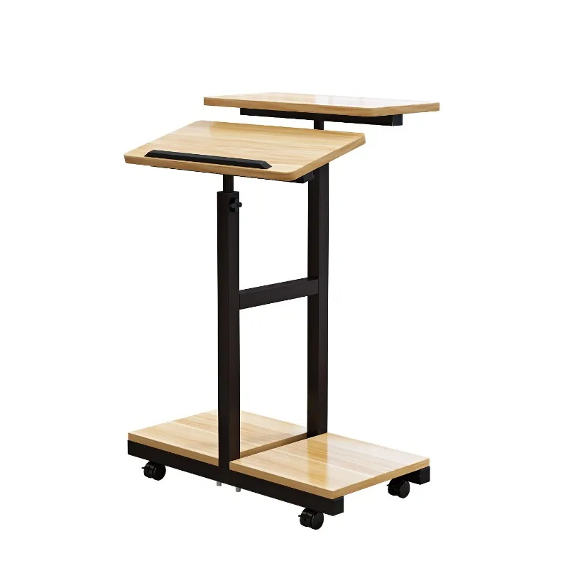 Standing lifting computer desk, healthy office mobile workbench, adjustable height 120/150cm household environmental protection