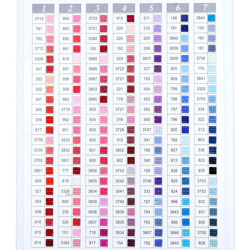 Wholesale DMC 447 Colors,Square/Round Diamond sale,can choose Small parcel,diamond painting Embroidery crystal Beads Accessory,