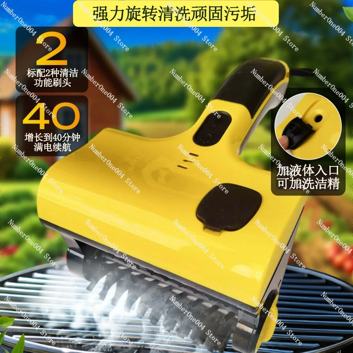 

Bbq Grill Wireless Electric Cleaning Bathroom Charging Brush Bbq Grill Net Cleaning Bbq Grill Brush