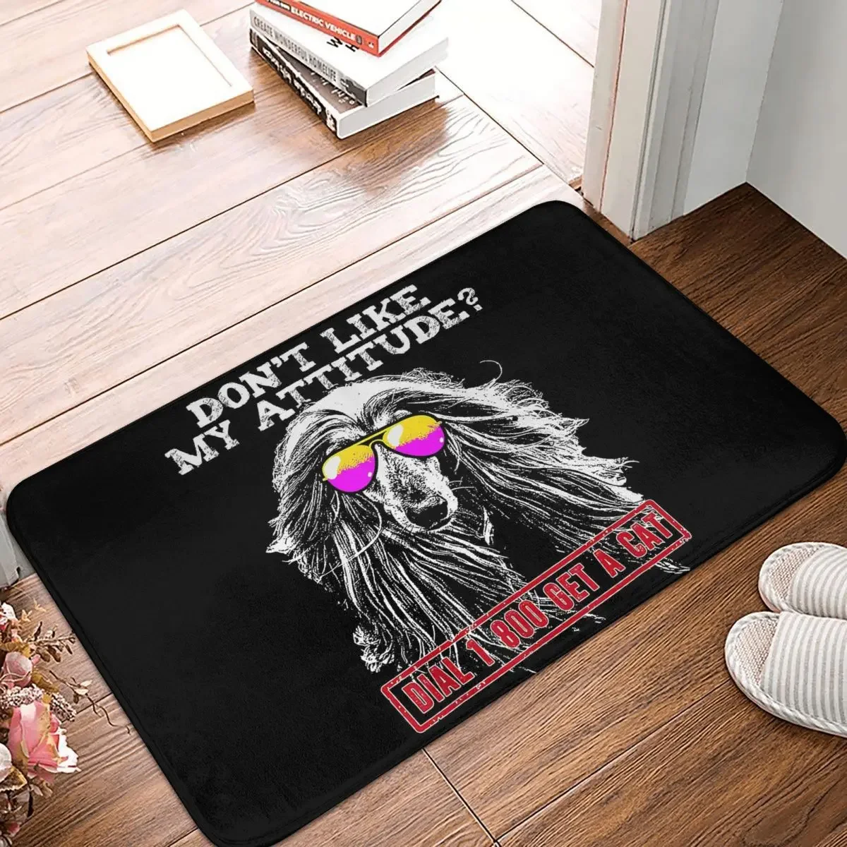 Funny Afghan Hound Attitude Doormat Floor Mat Sand Scraping Carpet Kitchen Entrance Home Rugs Mats Bedroom Anti-slip Footpad