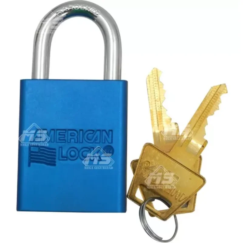 

Anodized solid aluminum padlock hook 1 sturdy safety hardware padlock