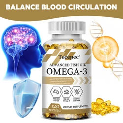 Advanced Fish Oil Omega 3 High Strength 1000 mg - Contains 330 mg EPA & 220 mg DHA - Fish Oil Omega 3 Supplement