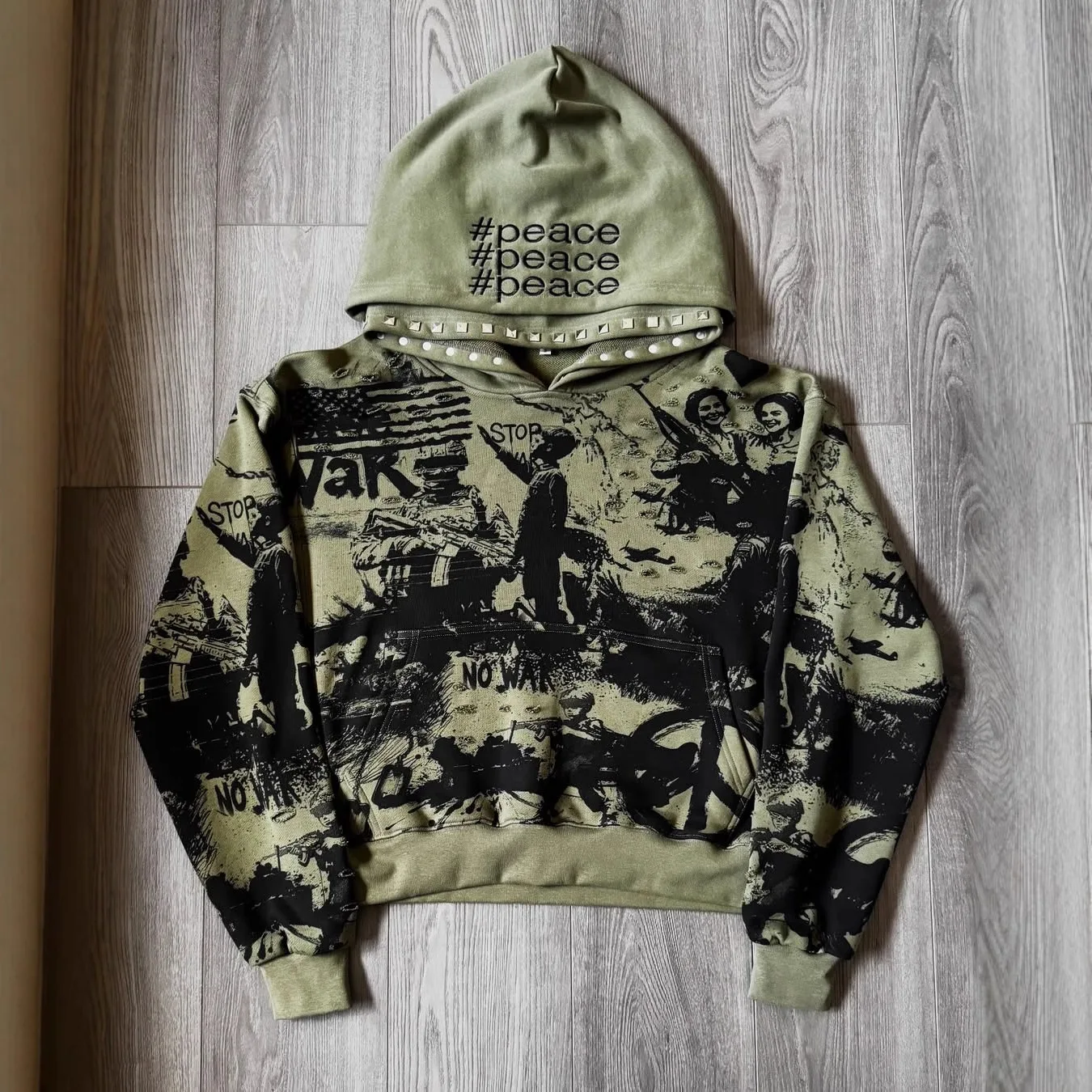 

Autumn Winter New Street Hip Hop Hoodie Printed Long Sve Crew Ne Sweatirt for Women Trendy Streetwear