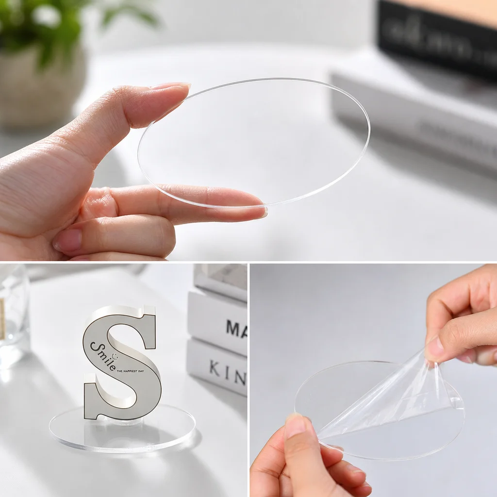 3mm Clear Acrylic Ovals 60×35–120×92mm | Wargame Base World | Laser-Cut Perspex for Miniature Basing & Terrain