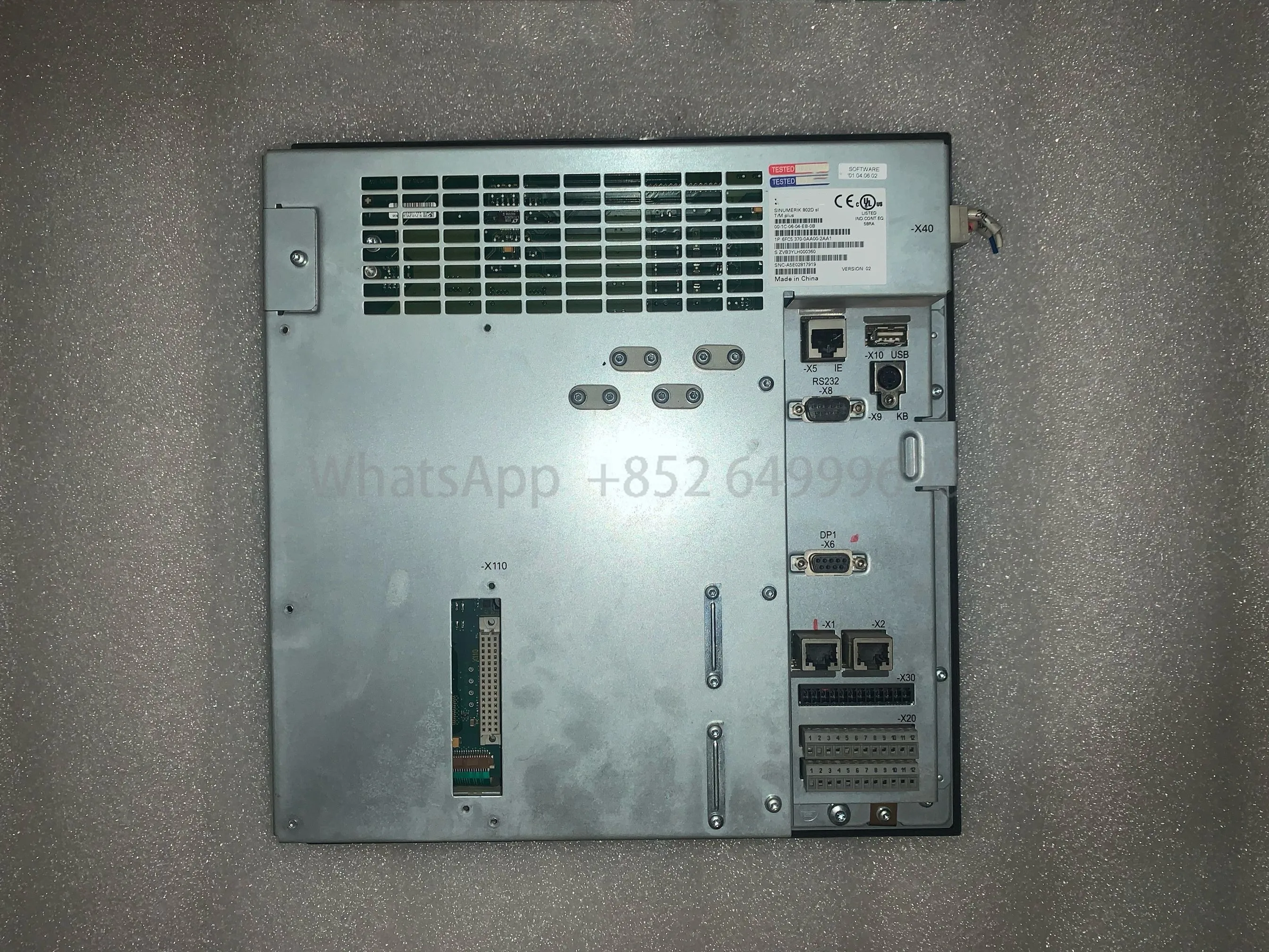 6FC5370-0AA00-2AA1 SINUMERIK 802D sl version T/M plus CNC operator panel complete with NC, PLC, HMI part  6FC5370 0AA00 2AA1