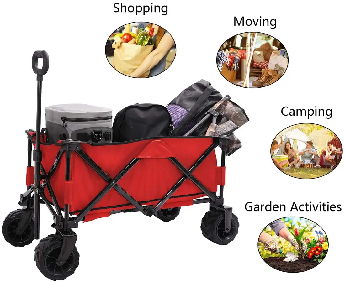 Collapsible Folding Camping Outdoor Utility Wagon Cart