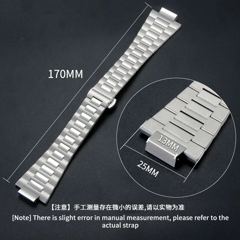 Watch Strap for Patek Philippe Nautilus 5711/5712/5726/5980 Fine Steel Watch Strap Stainless Steel Watch Accessories 13mm*25mm