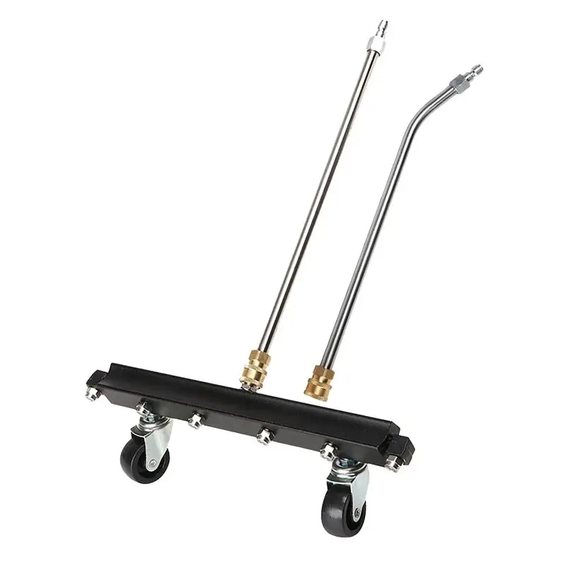-[Retail TX] Pressure Washer Under Carriage Cleaner Power Washer Attachment For Car Chassis Cleaning Equipped 6 Fan Nozzle