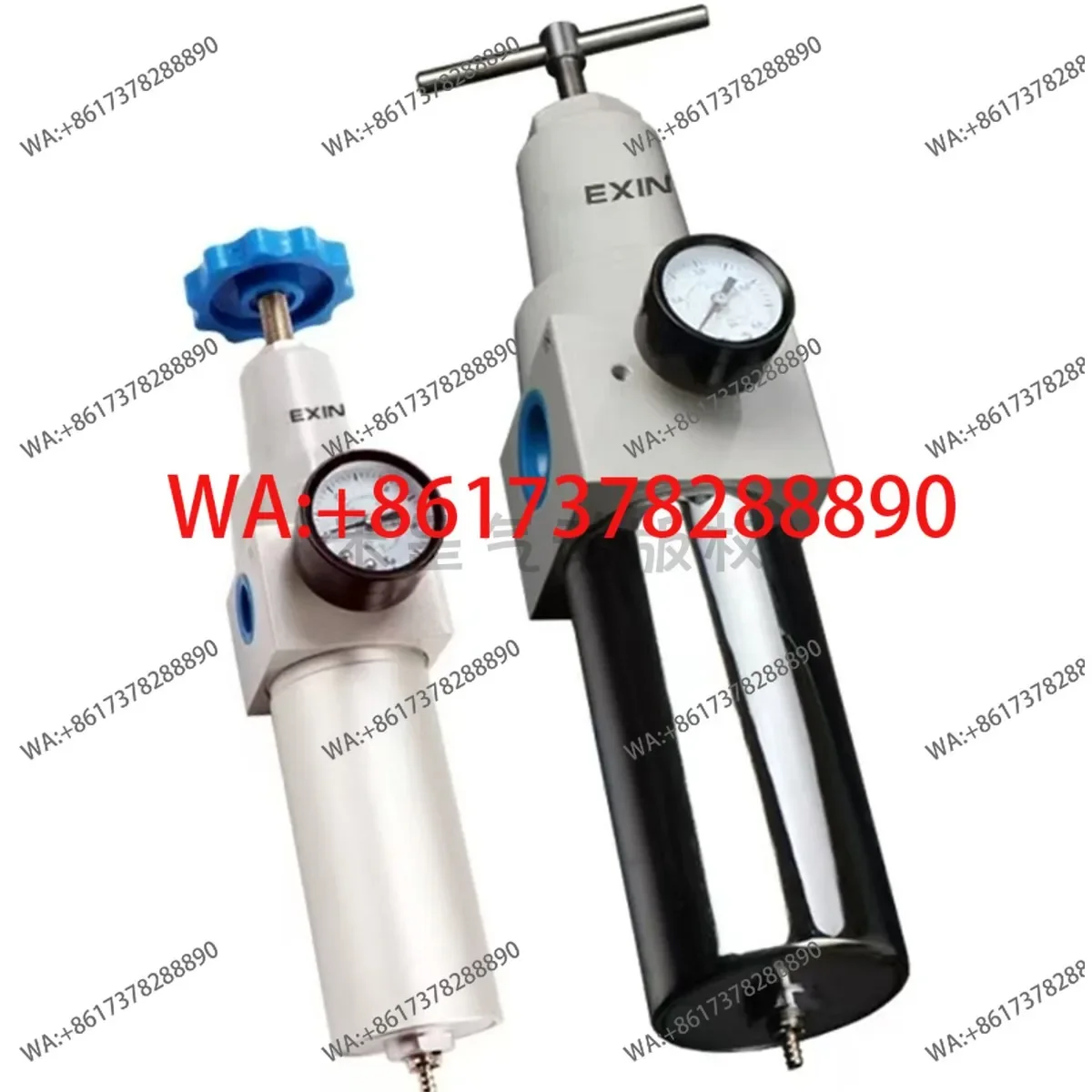 High pressure resistant 20kg pressure regulating valve filter QFRH-10 with pressure gauge manual regulating flow controllable