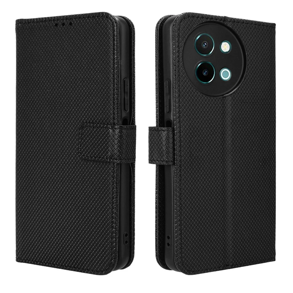 Flip leather magnetic unique style wallet protective Case For vivo Y38 5G Many Card Slot Shockproof Phone Case For vivo Y200i 5G