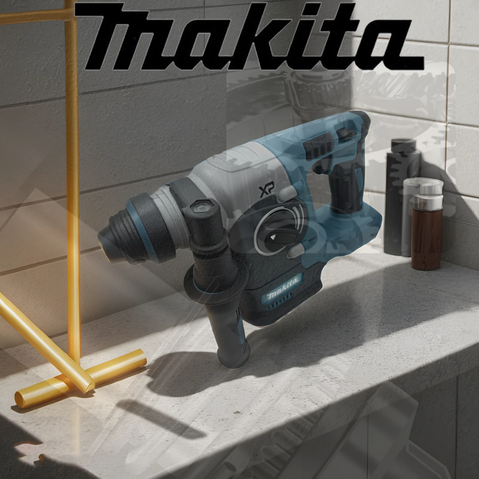 Cordless Rotary Hammer Drill Makita 18v Tools Professional Breaker Hammer electric demolition hammer construction Impact power