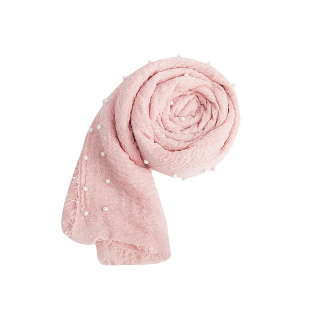 

Cotton and Linen Pearl Wrap Blanket Sleeping for Studio Props Exquisite Design Photo Shoot