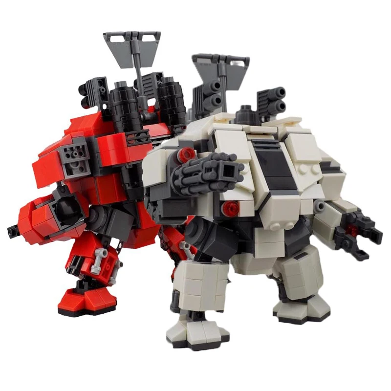 

16CM Mecha Warrior Robot Building Blocks Kids Toy Figure Model Kits Toys For Children Assemble Bricks Action Anime Soldier Dolls