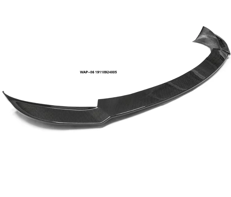 

Dry Carbon Fiber New Front Bumper Lip Splitter for-Tesla Model 3 2024+Protective Front Shield