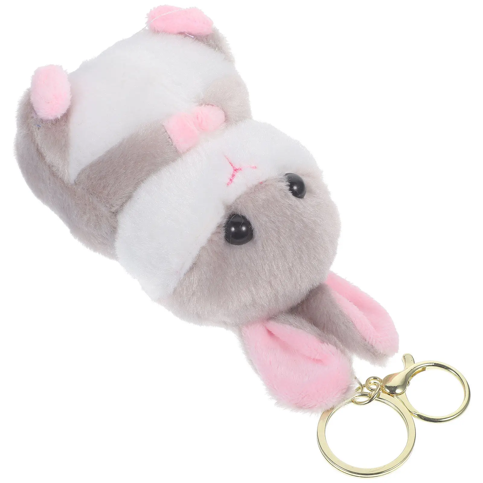 

Hamster Keychain Soft Animal Pendant Cute Bag Charm Handbag Pendant Backpack Charm Accessory Keychain Hamster