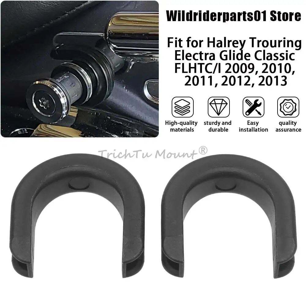 2/4/6/8PCS Motorcycle Accessorie Luggage Rack Sissy Bar Backrest Side mounting Bracket Grommet Bushing Fit For Harley Touring