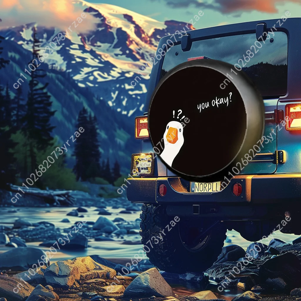 

Cute Goose Various Models Spare Car Tire Cover Sand Dust Prevention Protect Wind Rain Tire Cover Sturdy Durable Tire Covers