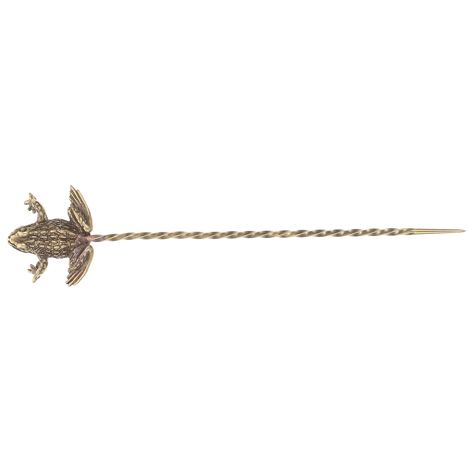 

Brass Tea Needle Vintage Tool for Tea Ceremony Accessory Cleaning Teapots Teacups Hairpin Ceremony Accessories