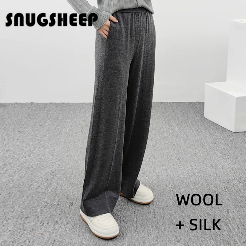 

wool baggy pants fashion wide leg womens streetwear clothes women sweatpants clothing black pant outfits flare trousers elegante