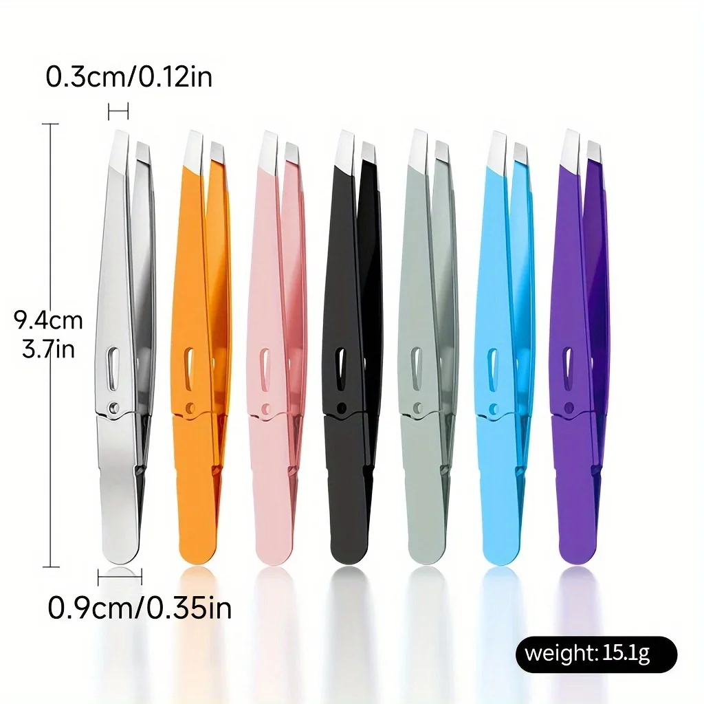 1pc Eyebrow Tweezers Precision Durable Stainless Steel Tweezers Eyebrow  Eyebrow Tweezers Daily Beauty Essentials makeup tools