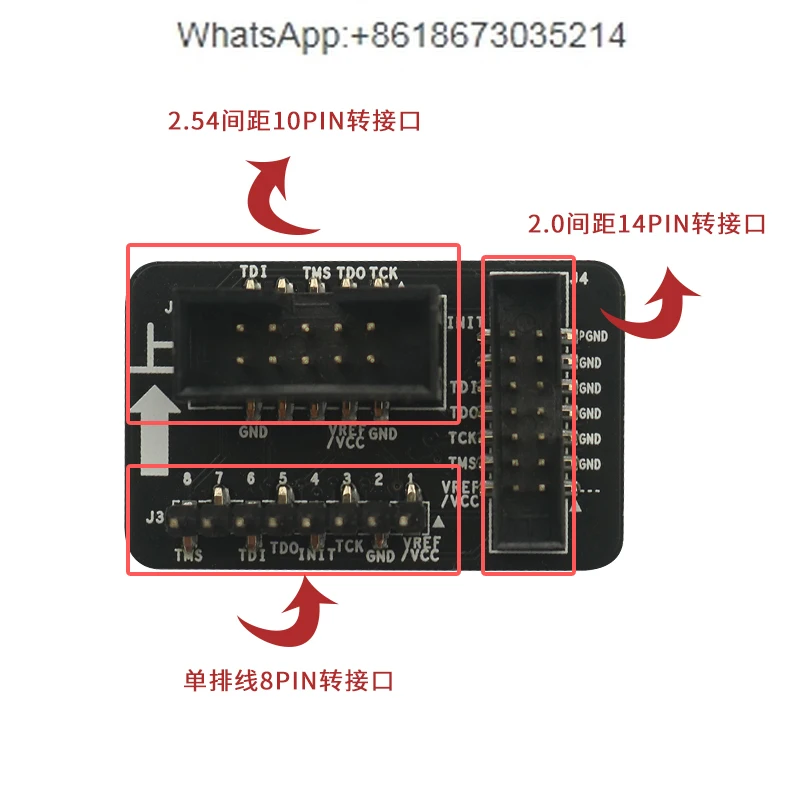 Downloader Adapter Board 2.54MM 2.0MM 6P 8P 10P 14PIN