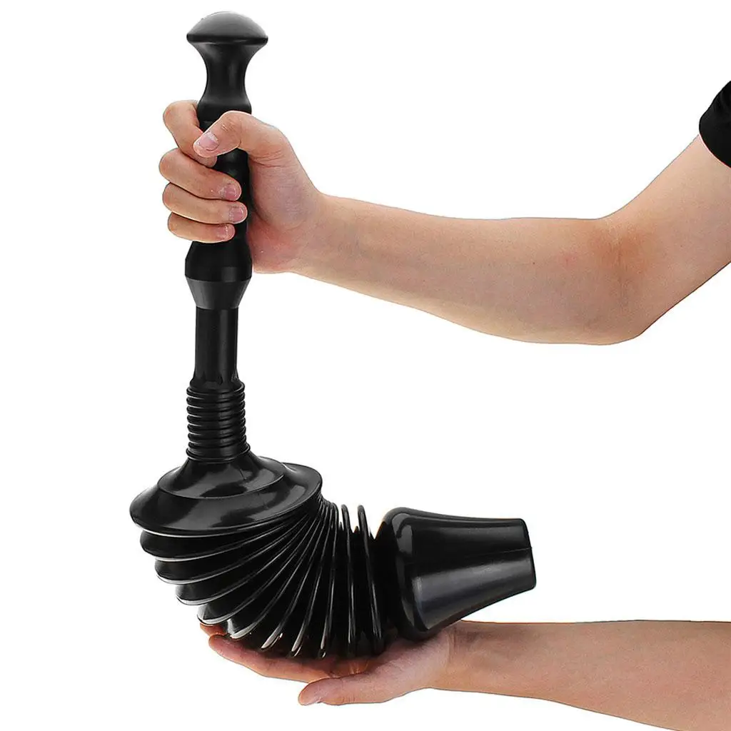 Powerful Toilet Drain Plunger Plastic Toilet Unblocker Detachable handle