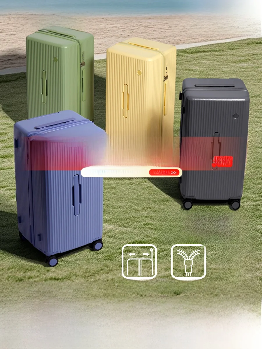 

Mixi 2025 New Large Capaci Travel Suitcase Lightweight Durable 24 Inch Pull Rod Password Box for Men And Women