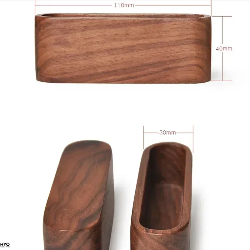 Wooden Business Card Holder Note Holder Display Rack Card Holder Office Supplies Stationery Desktop Accessories Storage Box image 6