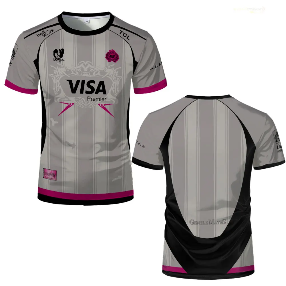 New Men's Summer 3D Printed Round-neck T-shirt LFL Gentle Mates Esport Team Uniform Children's Casual Sports Short Sleeved Top