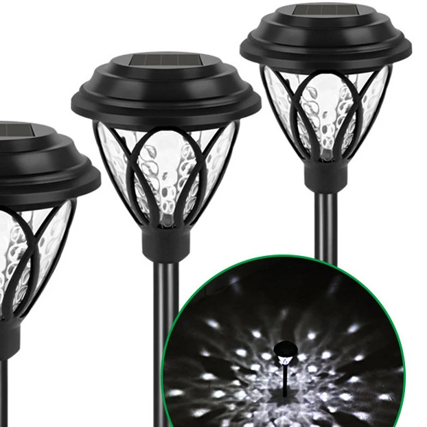 

Solar Lawn Lights Wave Points Outdoor Gardens Garden Landscapes Residential Areas Light And Shadow Ground Mounted Lights