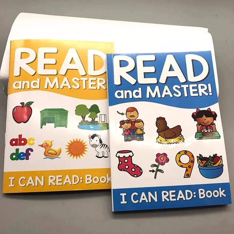 

2 Books Phonics Card English Root Sentence Word Flash Cards for Kids Scan Code Pronunciation Primary School Teaching Aids