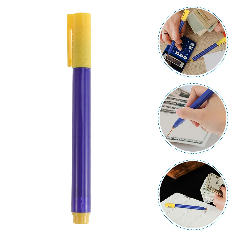 5pc Water-Based Banknote Detector Pen: Counterfeit Money Checker For Accurate Fake Currency Detection For Banks Shops And Travel