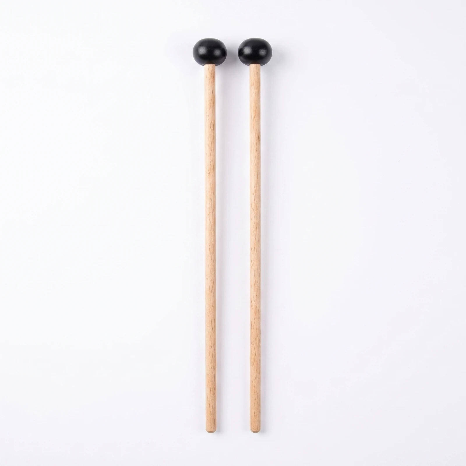 Mallets with Flat Heads Balanced Wooden Percussion Mallets Drum Sticks Long-Lasting General-Purpose for Students, Practice