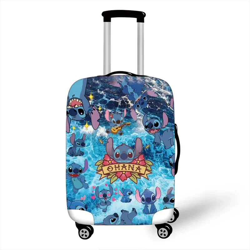 Disney Anime Stitch Gepäcks chutz hülle Reiß verschluss anzug für 18-20 Zoll Tasche Koffer abdeckungen Trolley Cover Reise zubehör