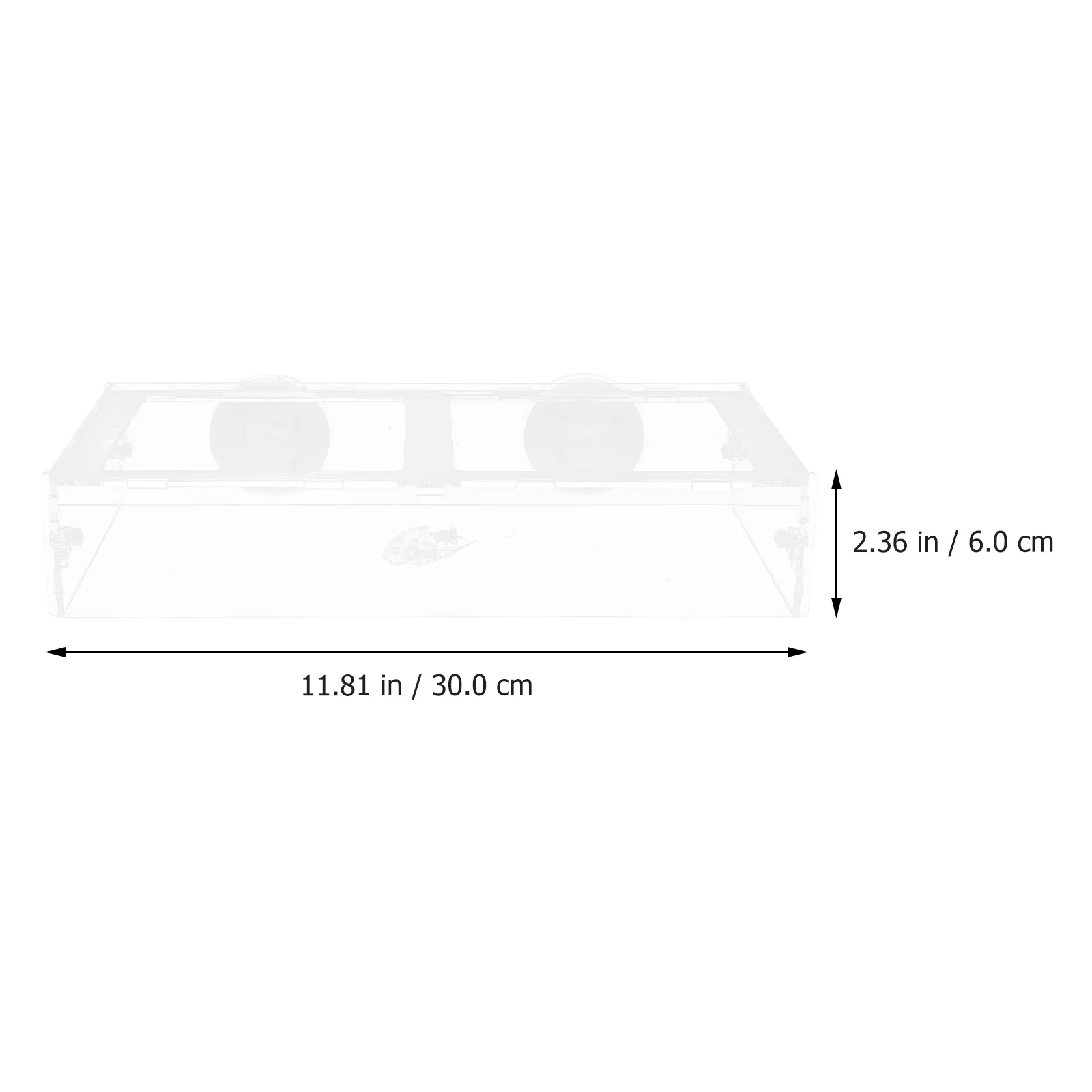 

1Pcs Fish Feeding Circle Acrylic Suction Cup Aquarium Feeder Floating Food Container Tool Promote Fish Healthy Growth