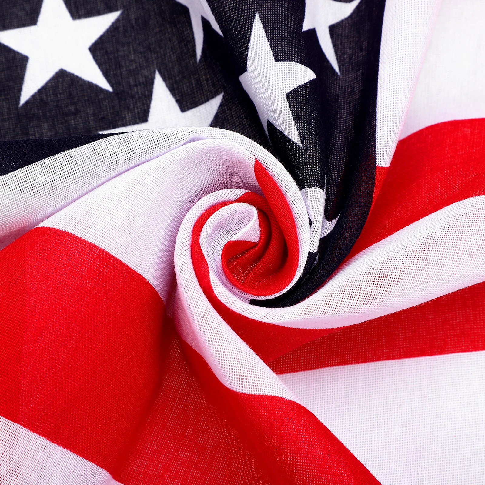 

American Flag Pet Scarf Soft Dog Collar Bib Bright Patriotic Fourth July Dress Up Necklace Decor Triangle Shape Pet