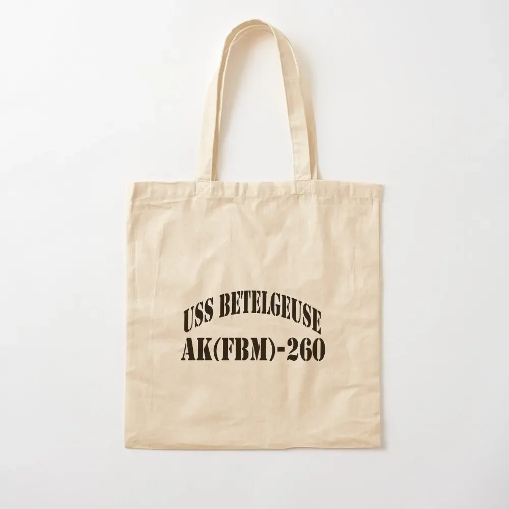 

USS BETELGEUSE (AK(FBM)-260) SHIP'S STORE Tote Bag tote bag custom university shopper bag