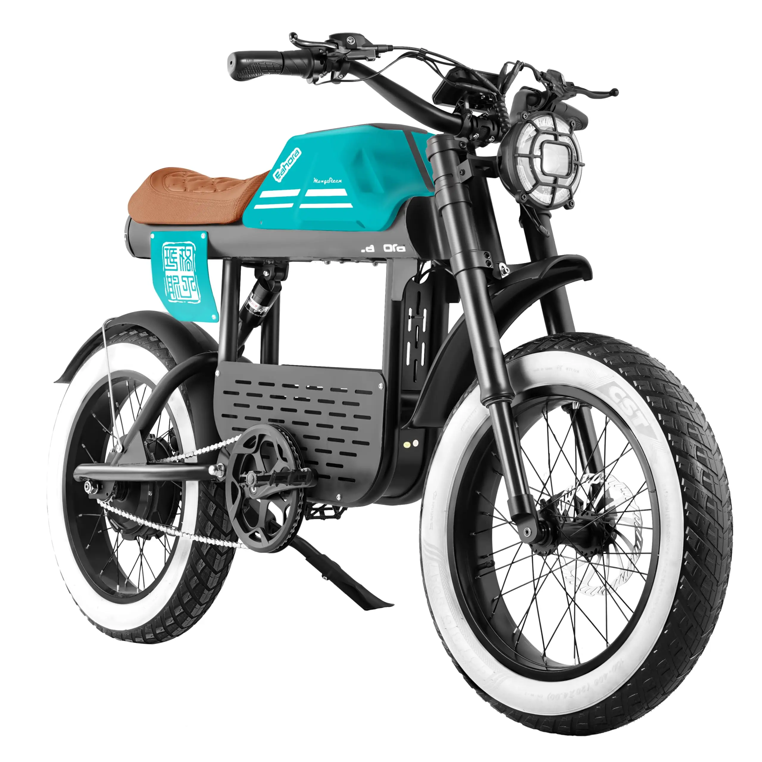 eAhora FT01 1700W Electric Bike for Adults, 36MPH 90Miles Long Range Dirt Ebike, Full Suspension & Dual Disc Hydraulic Brakes Mo