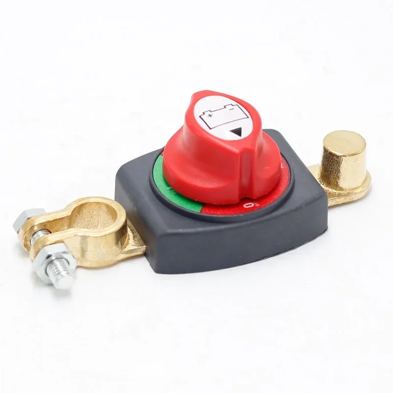 Boat 12V 300A Key Battery Selector Isolator Disconnect Rotary Switch Circuit Cutter for Camper Car Auto RV Marine