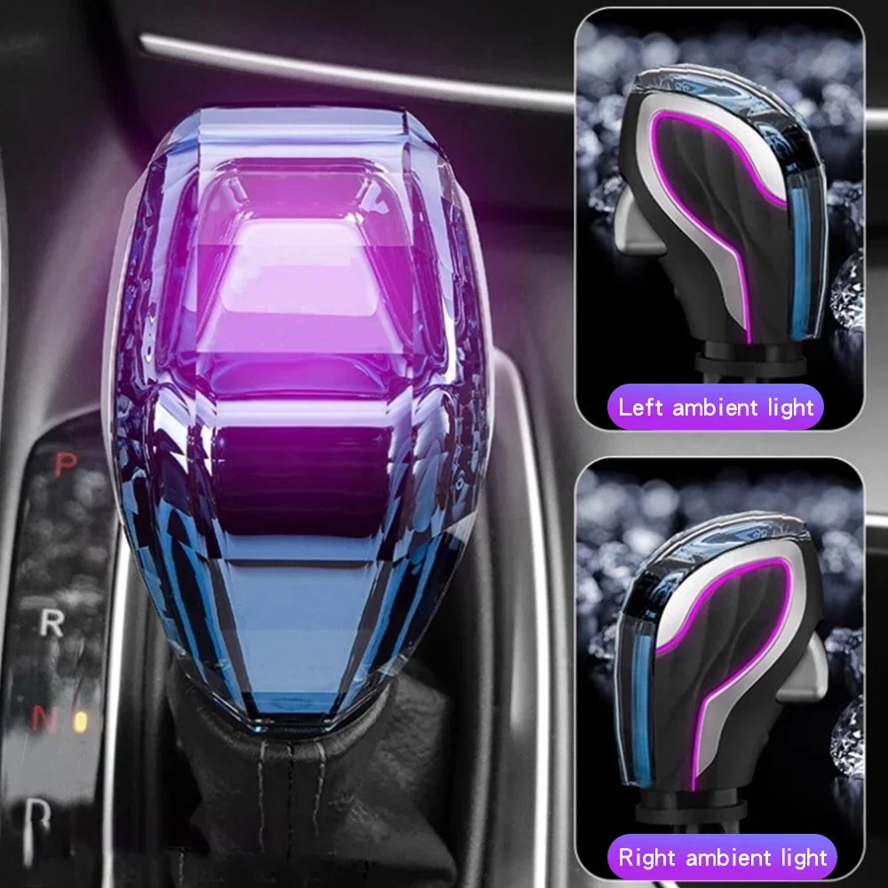 

Car Crystal Handle Gear Shift Knob Lever Head LED for Hyundai Sonata Tucson i20 i30 i40 IX25 IX35 Verna Santa Fe Elantra Azera