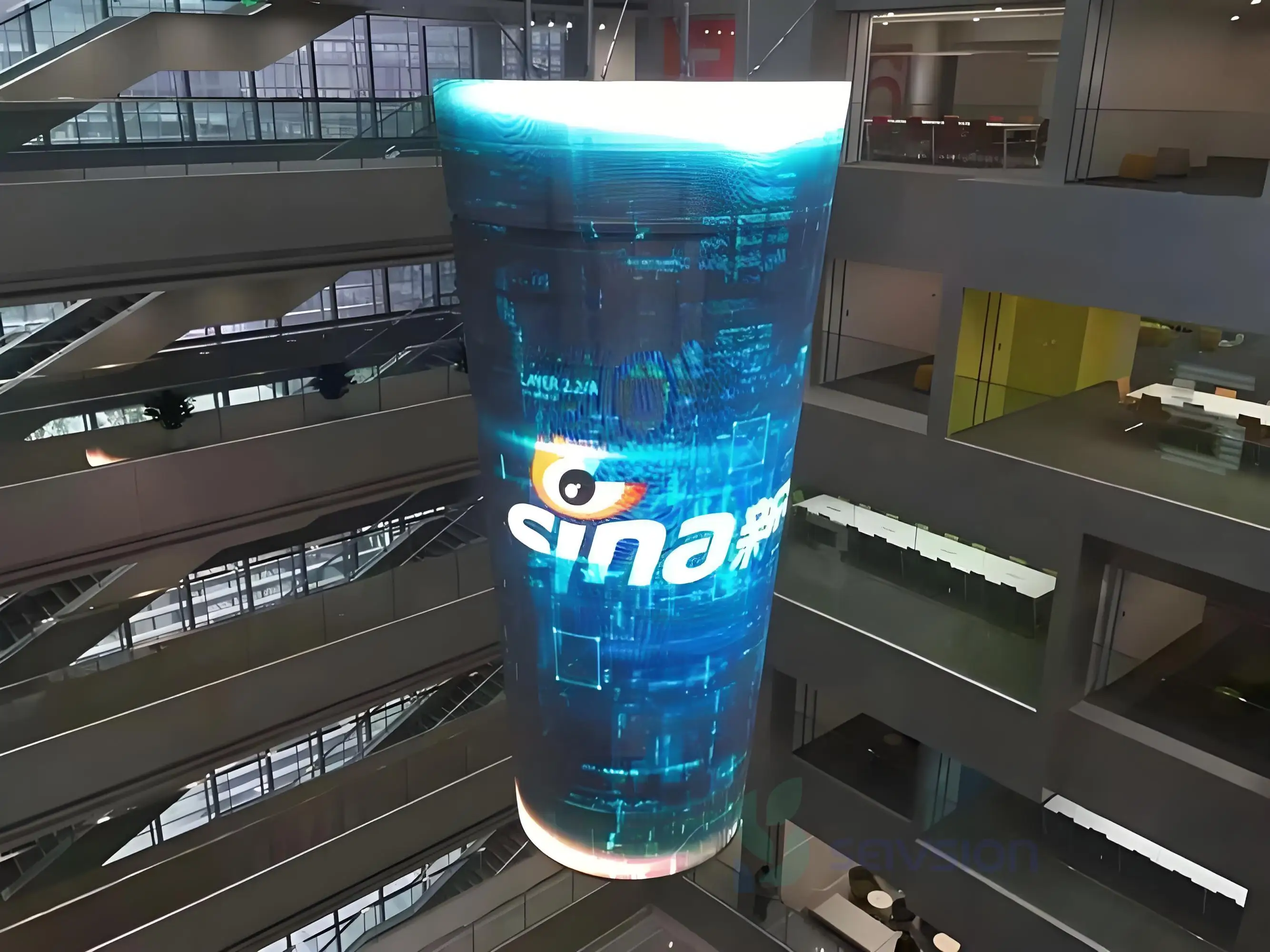 Customized Outdoor P1.25 4K HDR10 Waterproof Video LED Module Flexible and Bendable Cylindrical LED Screen Display
