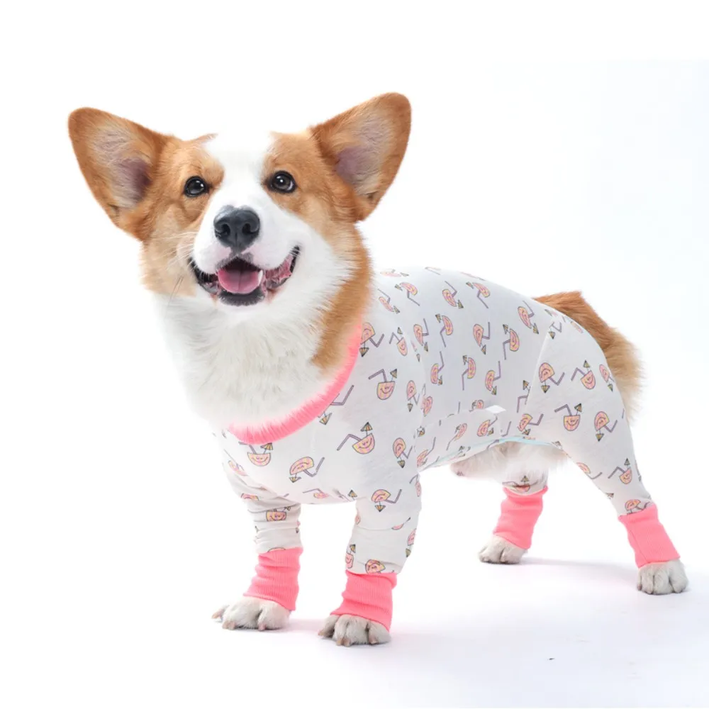 Dog Pajamas Jumpsuit Full Belly Coverage For Pet Surgical Recovery Prevent Licking Wounds Bodysuit Coat Dog Costume