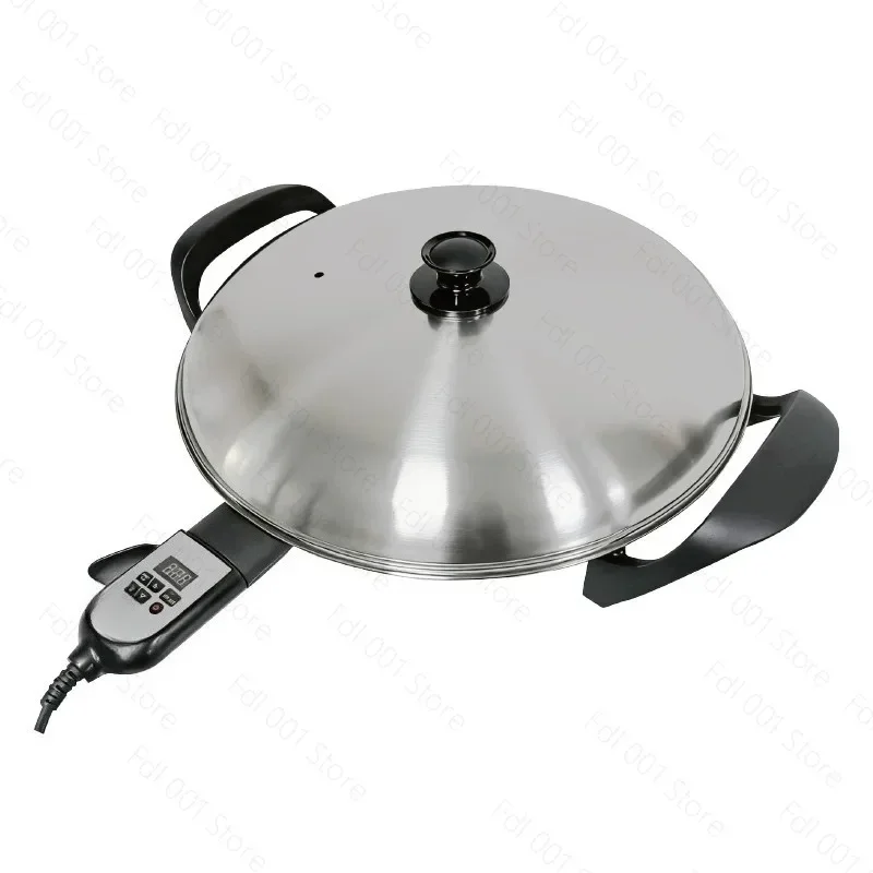 220V 60Hz 16 Inch 1700W Electric Pancake Crepe Griddle for Injera Flatbread Household Kitchen Use