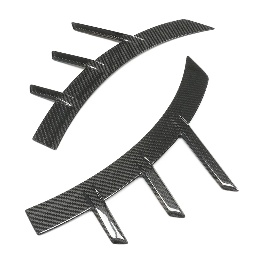 Dry Carbon Fiber Car Front Wheel Eyebrow Arch Trim Lips Fender Flares Protector for G87 M2 2022-2023