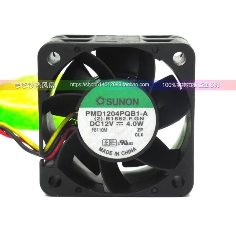 

Вентилятор охлаждения сервера с двойным шарикоподшипником, 40*40*28 мм, 4 см, 12 В, 4.0 Вт, высокой мощности, PMD1204PQB1-A